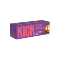 Батончик KICK YOUR ENERGY 45г арахисовый с изюмом и черносливом в карамельном шоколаде 1*10