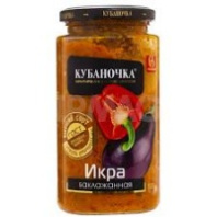 Икра из баклажан КУБАНОЧКА 500г ст/б 1*12