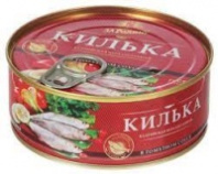 Килька ЗА РОДИНУ 240г неразделанная в томатном соусе ключ 1*48