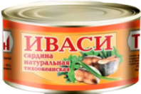 Сардина Иваси АДМИРАЛ 240г ГОСТ т/о натур ж/б 1*24
