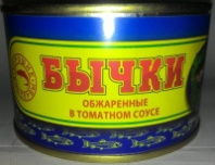 Бычки МУРМАН РЫБА 240г обжареные в т/с ТУ 1*48 
