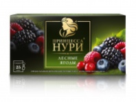 Чай ПРИНЦЕССА НУРИ 25*1,5г лесные ягоды 1*18 код 0478-18