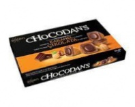 Конфеты CHOCODANS 125г с цельным фундуком покрытые мол.шоколадом 1*12