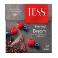 Чай TESS Forest dream 20*1,8г черный ежевика-малина 1*12 код0784-12