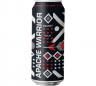Напиток энергетический  Apache Warrior Energу  450 мл Cola газ ж/б 1*12