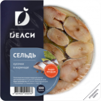 Сельдь ДЕЛСИ 300г в маринаде кусочки 1*6
