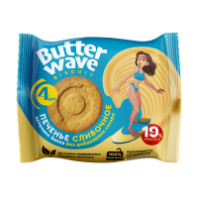 Печенье Butter Wave 36г протеиновое сливочное без сахара 1*8