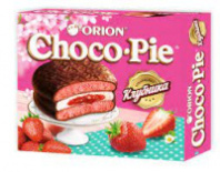 Пирожное CHOCO PIE Orion 360г Клубника 1*8
