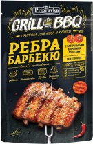 Приправа для мяса и курицы РЕБРА БАРБЕКЮ 30г с копчеными томатами, чили и горчицей 1*25