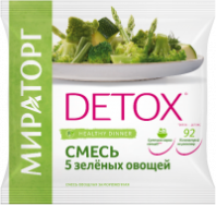 Смесь МИРАТОРГ Детокс 400г 5 зеленых овощей с/м 1*10