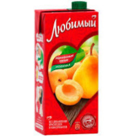 Напиток сокосодержащий ЛЮБИМЫЙ 0,95л яблоко-абрикос-груша т/пак 1*12