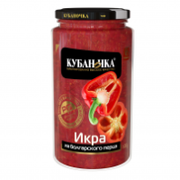 Икра из болгарского перца КУБАНОЧКА 500г 1*12