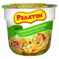 Пюре РОЛЛТОН 40г курица с сыром 1*24
