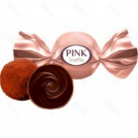 Конфеты PINK TRUFFLE 200г с комбинированными кремовыми начинками глазированные 1*15