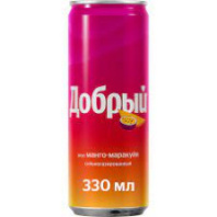 Напиток ДОБРЫЙ 330мл МАНГО МАРАКУЙЯ банка 1*12