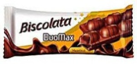 Вафли BISCOLATA DuoMaxHazelnut 44г с ореховой начинкой 1*12