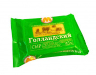 Сыр ГОЛЛАНДСКИЙ 45% 200г Юговский 1*15