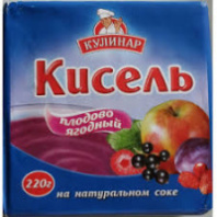 Кисель КУЛИНАР ПЛОДОВО-ЯГОДНЫЙ 220г брикет 1*16