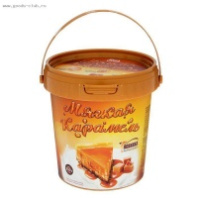 Продукт молокосод. БЕЛАЯ СЛАДА ведро 400г 5% Мягкая карамель сгущеное с сахаром вареный 1*12