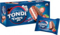 Печенье TONDI Choco Pie Клубника 180г 1*16 РВВ608
