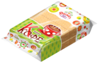 Вафли К КОФЕ 200г топленое молоко 1*33