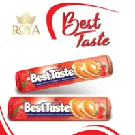 Печенье ROYA 110г Best Taste с кремовой начинкой со вкусом клубники  1*40