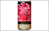 Сок TOMINAGA Kobe Kyoryuchi 185г Яблочный газ 100% ж/б 1*20