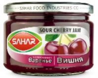 Варенье SAHAR 390г вишневое ст/б 1*12