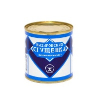 Продукт молокосод. НАЗАРОВСКАЯ СГУЩЕНКА 360г 8,5% сгущеный с сахаром ТУ ж/б 1*20
