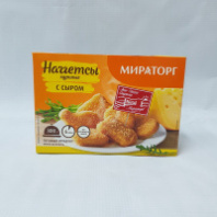 Наггетсы МИРАТОРГ 300г куриные с сыром 1*12