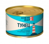 Тунец АЗБУКА МОРЯ 245г №6 1*24