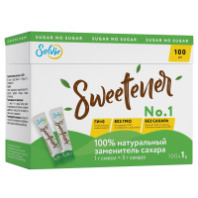Заменитель сахара SOLVIE 100г №1 в стиках 