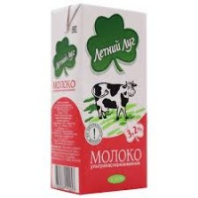 Молоко МОЛОЧНЫЙ ЛУГ 3,2% 1л ультрапастеризованное 1*12