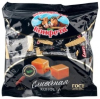 Конфеты ВОЛОКОНОВСКАЯ СЛИВОЧНАЯ КОНФЕТА 250г 1*20