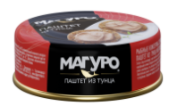 Паштет МАГУРО 90г из тунца ж/б 1*12
