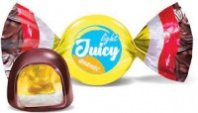 Конфеты JUICY LIGHT 500г ананас 1*10 код УК406