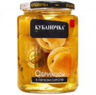 Компот КУБАНОЧКА 1000г Абрикос ст/б 1*6