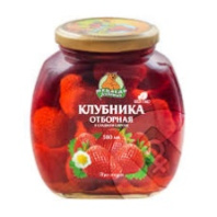 Клубника МЕДВЕДЬ ЛЮБИМЫЙ 580г ст/б 1*12