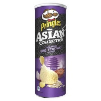 Чипсы PRINGLES 160гр Asian Collection рисовые соус барбекю терияки по-японски 1*19