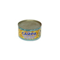 Сайра РЫБНЫЙ ОСТРОВ 200г/220г натуральная с д/м ж/б СТО 1*48