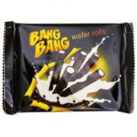 Трубочки вафельные  BANG-BANG 72г неглазир 1*12