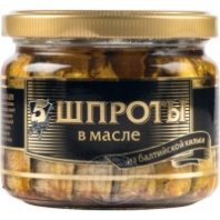 Шпроты 5 МОРЕЙ 270г в масле ст/б 1*12