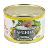 Сардина ЗА РОДИНУ 230/250г в масле 1*48