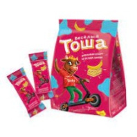 Десерт вафельный ВЕСЕЛЫЙ ТОША 250г со вкусом банана 1*12