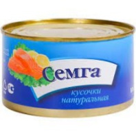 Семга АСТО 240г натуральная 1*48