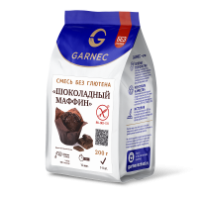 Смесь для выпечки GARNEC 200г Шоколадный маффин без глютена 1*6