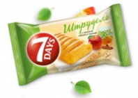 Штрудель 7DAYS 80г яблоко-корица 1*20