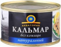 Кальмар АКВАТОРИЯ 240г натуральная №6 Дунин ж/б 1*48