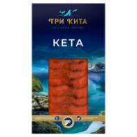 Кета ТРИ КИТА 100г ломтики с/с 1*6