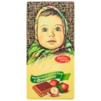 Шоколад АЛЕНКА 100г с фундуком 1*14
